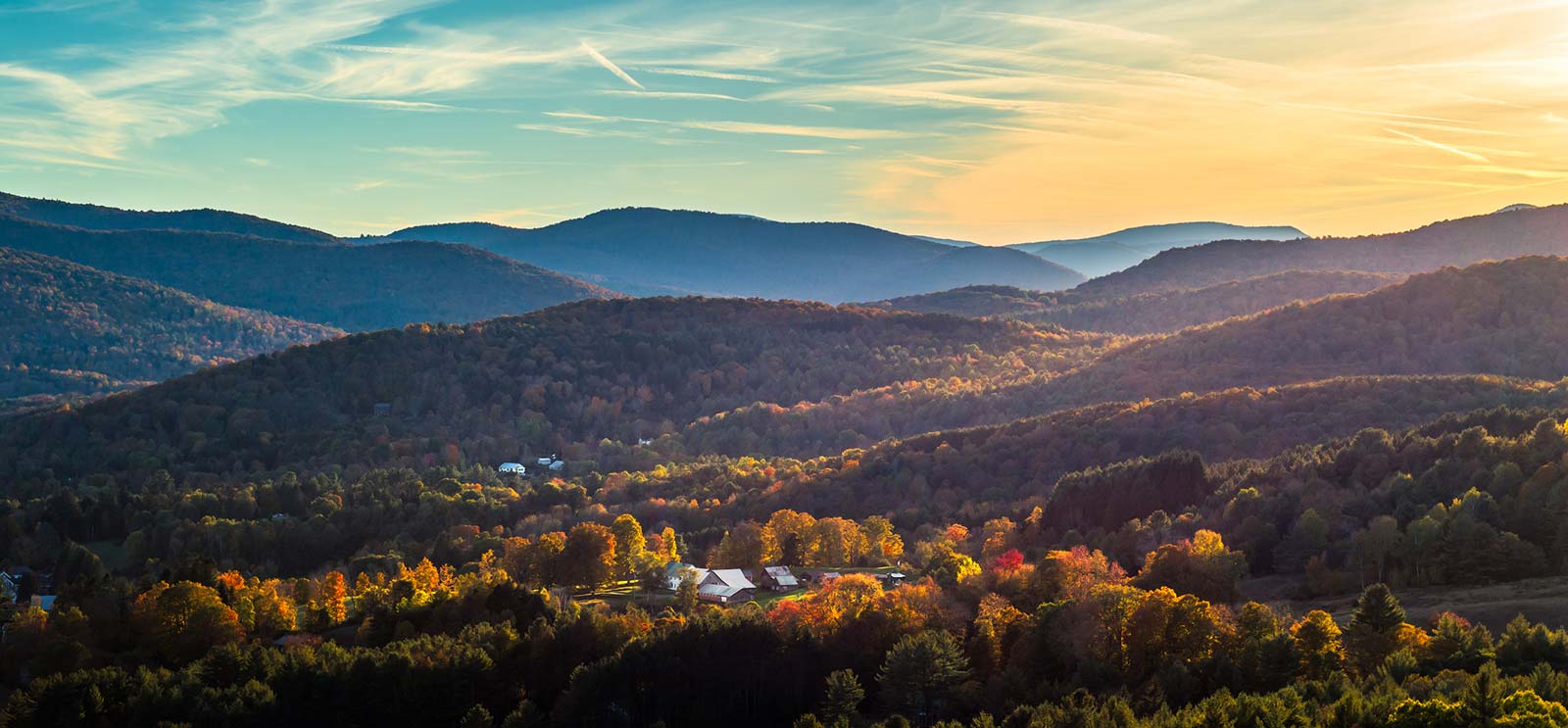 Mountain landscape in Maryland